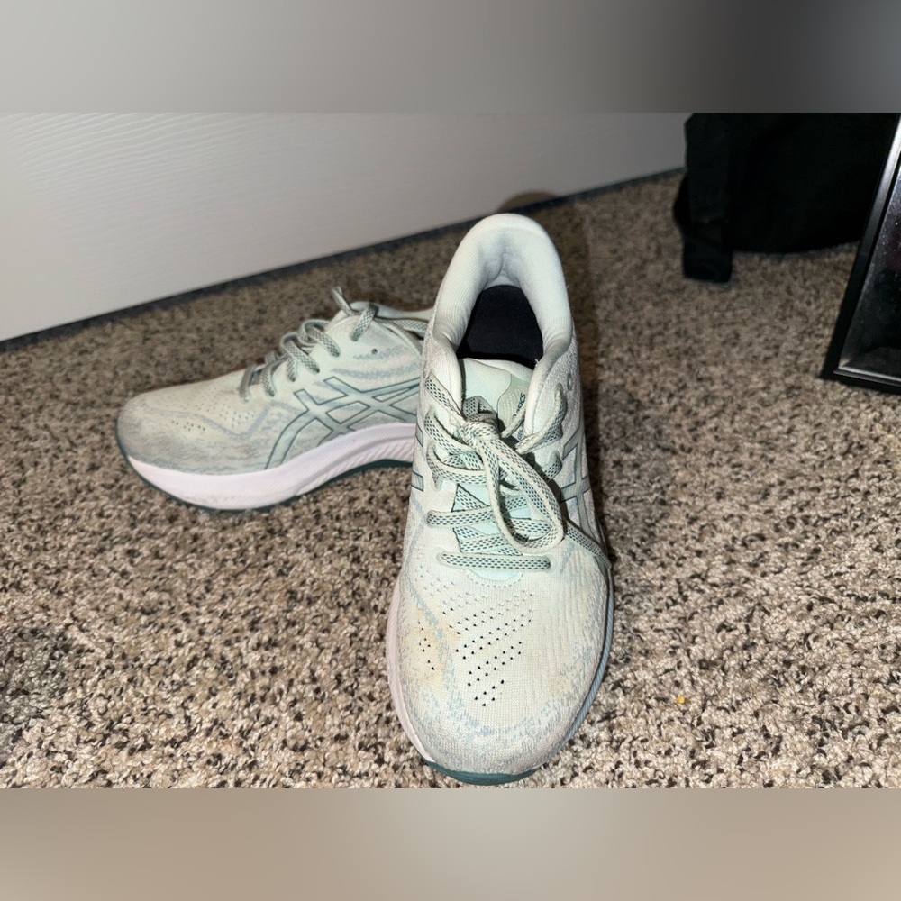 Asics Women's Mint Green Athletic Shoes